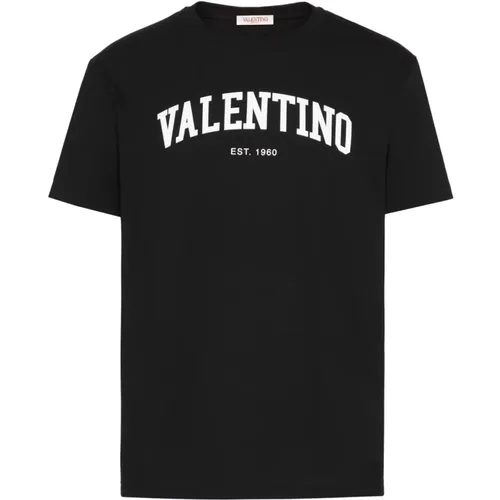 Logo Print T-Shirt in , male, Sizes: 2XL, M, S - Valentino - Modalova