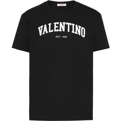 Logo Print T-Shirt in , male, Sizes: 2XL, S - Valentino - Modalova