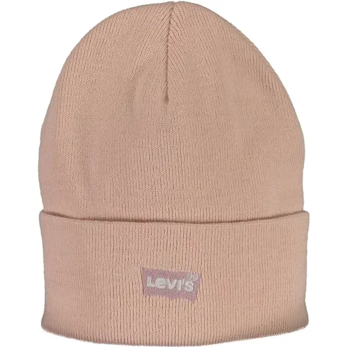 Stilvolle Rosa Kappe mit Besticktem Logo Levi's - Levis - Modalova