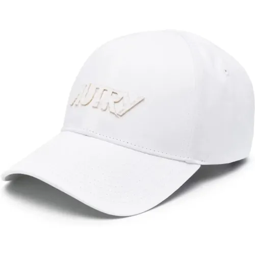 Baseball Cap with Embroidered Logo , male, Sizes: ONE SIZE - Autry - Modalova