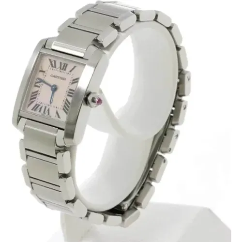 Pre-owned Stainless Steel watches , female, Sizes: ONE SIZE - Cartier Vintage - Modalova