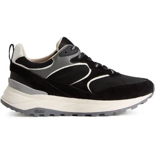 Sneakers with Leather Suede , male, Sizes: 7 UK, 10 UK, 12 UK, 9 UK, 8 UK, 11 UK - Woolrich - Modalova