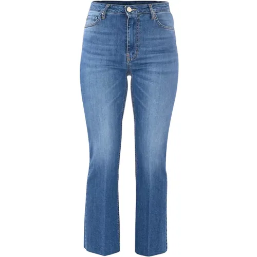 Cropped Jeans , Damen, Größe: W32 - Kocca - Modalova