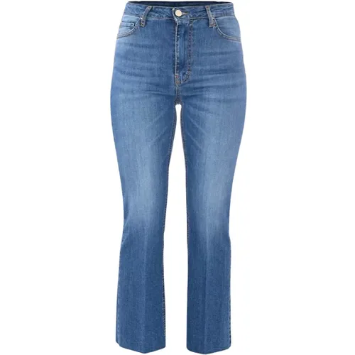 Cropped Jeans , Damen, Größe: W28 - Kocca - Modalova