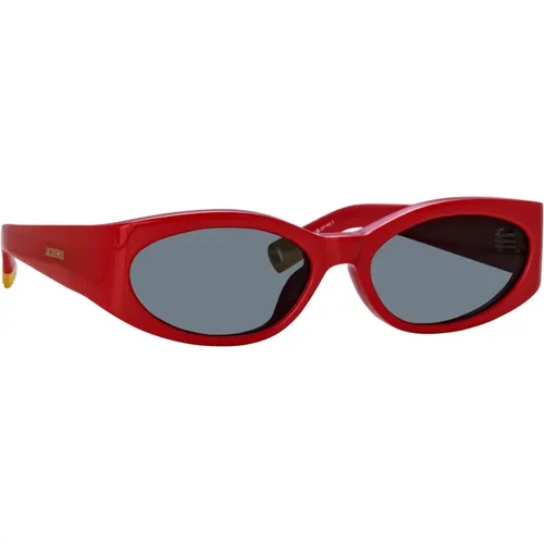 Oval Sunglasses , unisex, Sizes: 55 MM - Jacquemus - Modalova