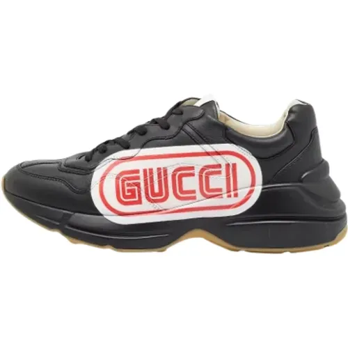 Pre-owned Leather sneakers , male, Sizes: 7 UK - Gucci Vintage - Modalova