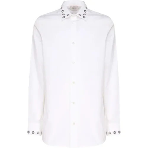 Riveted Shirt Made in Italy , male, Sizes: M - alexander mcqueen - Modalova