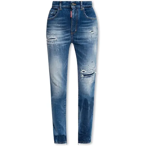 Hoch taillierte Twiggy Jeans - Dsquared2 - Modalova