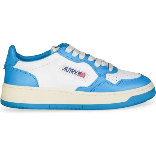 Low Bicolor Cobalt Sneakers , female, Sizes: 7 UK, 11 UK, 9 UK - Autry - Modalova