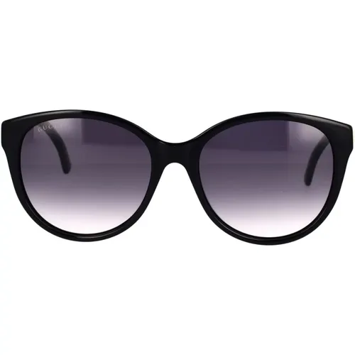 Iconic cat-eye sunglasses with GG logo , female, Sizes: 56 MM - Gucci - Modalova