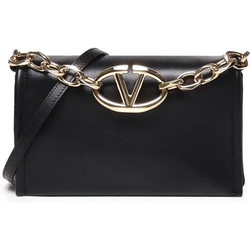 VLogo Shoulder Bag with Signature Chain , female, Sizes: ONE SIZE - Valentino Garavani - Modalova