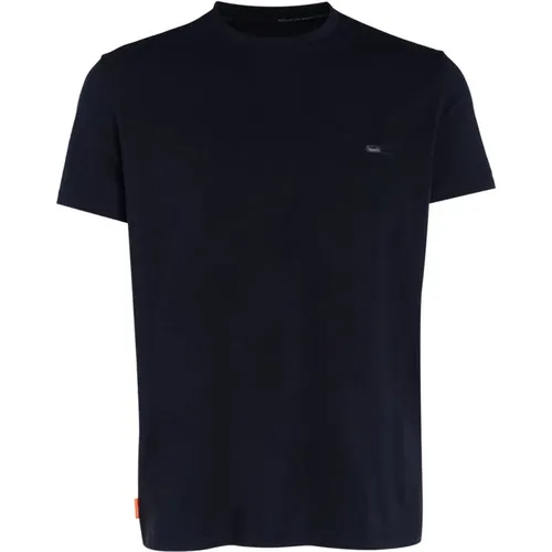 Revo Blaues Leichtes Stretch-Jersey T-Shirt , Herren, Größe: M - RRD - Modalova