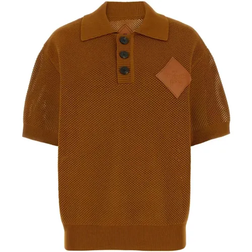 Karamell Polo Shirt , Damen, Größe: M - MCM - Modalova