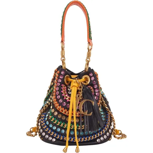 Studded Bucket Bag Black , female, Sizes: ONE SIZE - La Carrie - Modalova