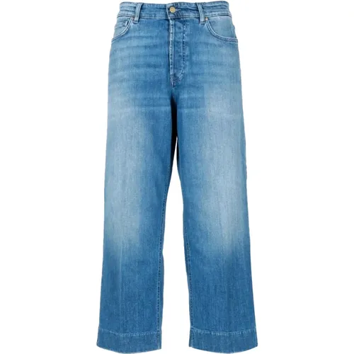Cropped Jeans , Damen, Größe: W27 - Don The Fuller - Modalova
