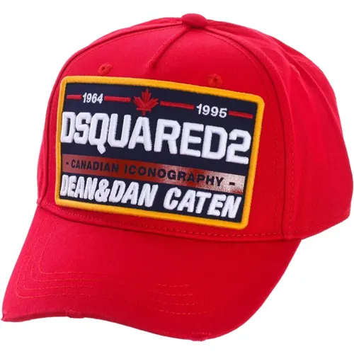 Caps , male, Sizes: ONE SIZE - Dsquared2 - Modalova