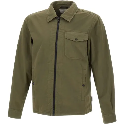 Grüne Jacken für Männer , Herren, Größe: L - Woolrich - Modalova