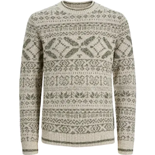 Stylish Pullover Sweater , male, Sizes: XL, L - jack & jones - Modalova