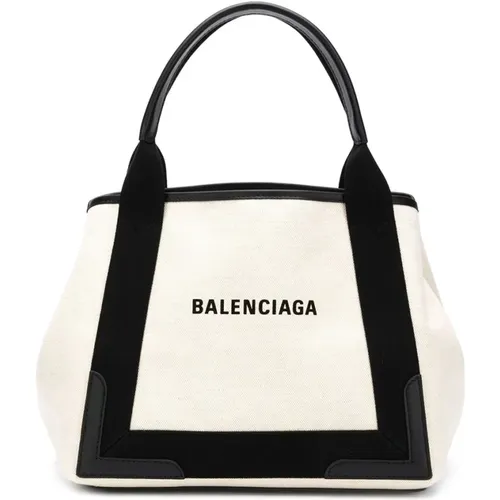 Compact Cabas S Tote , female, Sizes: ONE SIZE - Balenciaga - Modalova