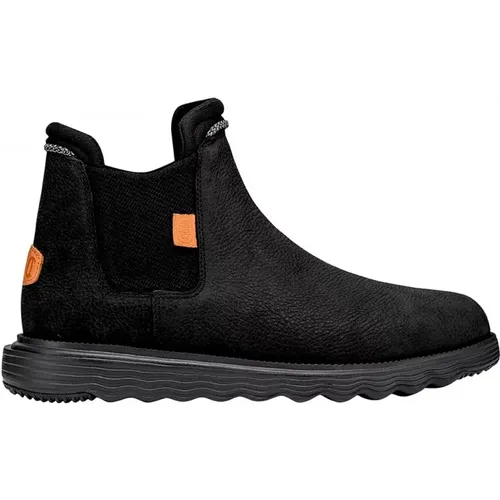 Leather Boots - Waterproof Stylish , male, Sizes: 11 UK, 12 UK, 10 UK, 9 UK - Hey Dude - Modalova