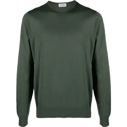 Cotton Sweater Stylish Comfortable Fit , male, Sizes: M - John Smedley - Modalova