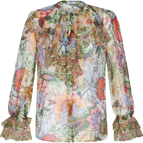 Blouses,MultiColour Bedruckte Hemden - ETRO - Modalova