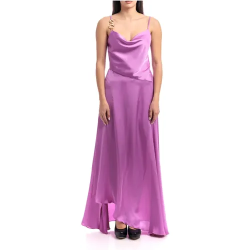 Elegant Long Dress , female, Sizes: M, S, XS - Simona Corsellini - Modalova