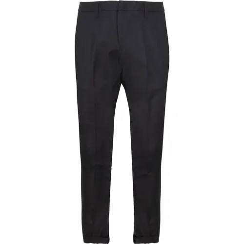 Schmale Chino Hose aus Grauer Wolle - Dondup - Modalova