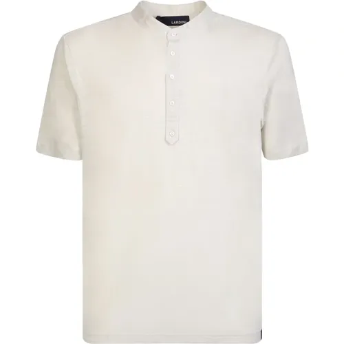 Linen polo from , male, Sizes: XL - Lardini - Modalova