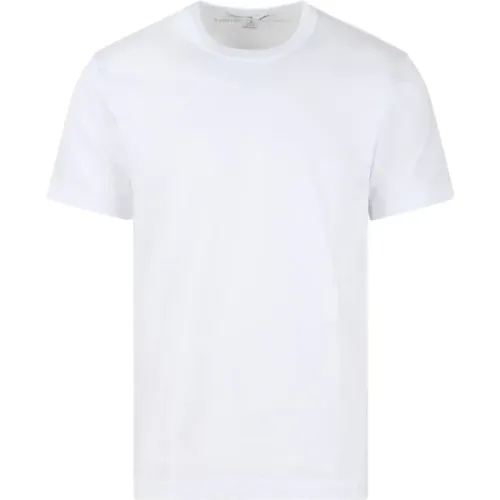 Logo Print Cotton Jersey T-Shirt , male, Sizes: L, S - Comme des Garçons - Modalova