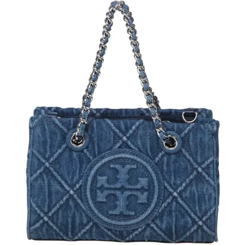 Womens Bags Shoulder Bag Denim Ss24 , female, Sizes: ONE SIZE - TORY BURCH - Modalova