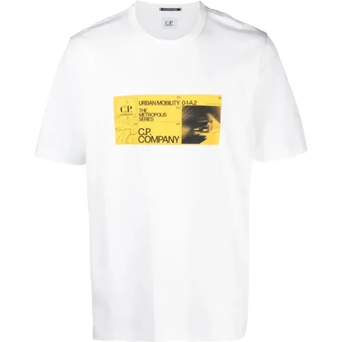 Graphic T-Shirt , male, Sizes: 2XL, L - C.P. Company - Modalova