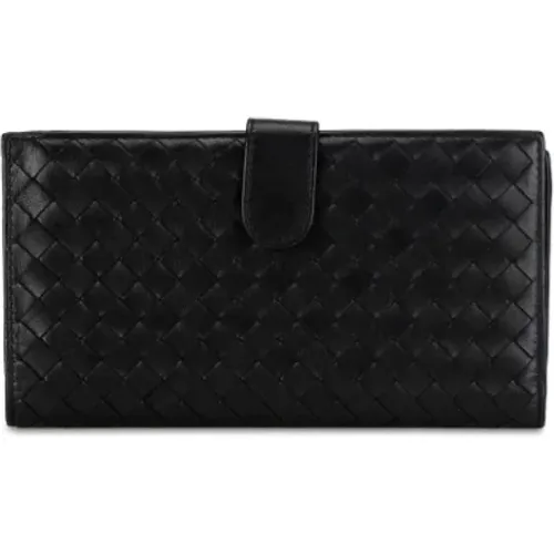 Pre-owned Leather wallets , female, Sizes: ONE SIZE - Bottega Veneta Vintage - Modalova