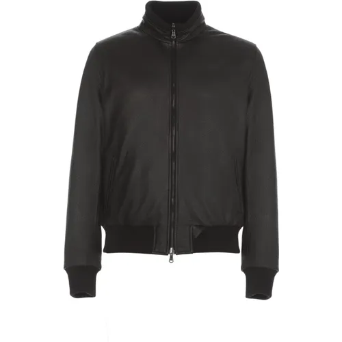 Reversible Leather Padded Jacket , male, Sizes: 2XL - Stewart - Modalova