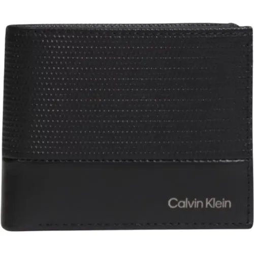 Mens Wallet Bifold with Coin Pocket , male, Sizes: ONE SIZE - Calvin Klein - Modalova