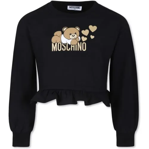 Teddybär Pullover Schwarz Moschino - Moschino - Modalova