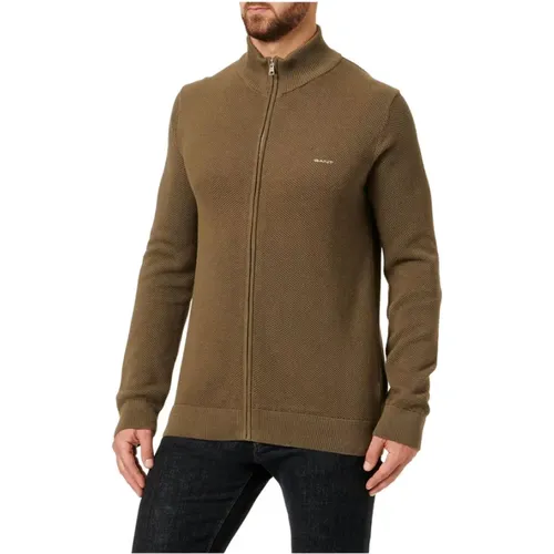 Strickjacke , Herren, Größe: 2XL - Gant - Modalova