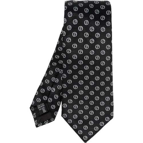 Monogramm Krawatte Giorgio Armani - Giorgio Armani - Modalova