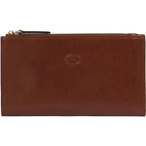 Classic Leather Wallet , female, Sizes: ONE SIZE - The Bridge - Modalova