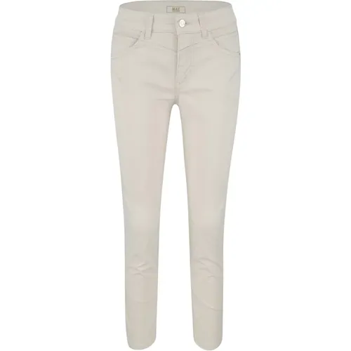 Slim Ivory Cropped Jeans , female, Sizes: 3XL, S, M, XL, L, 2XL, XS - MAC - Modalova