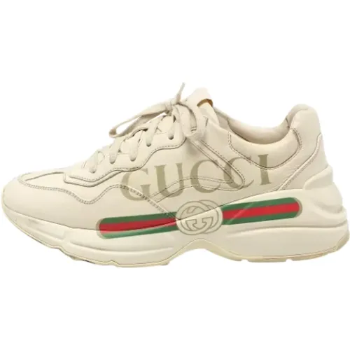 Pre-owned Leder sneakers - Gucci Vintage - Modalova