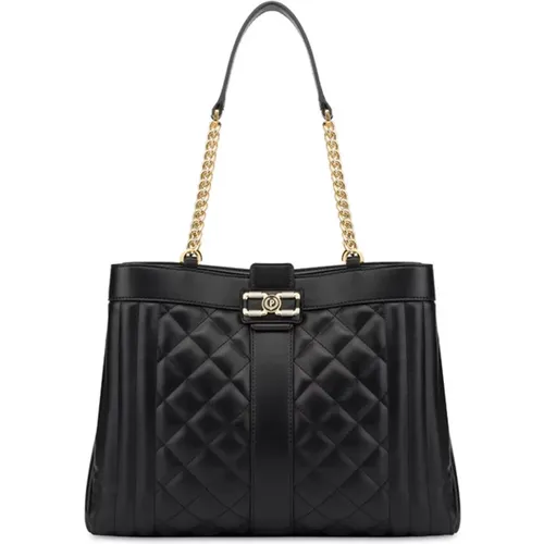 Quilted Shoulder Bag in PU , female, Sizes: ONE SIZE - Pollini - Modalova