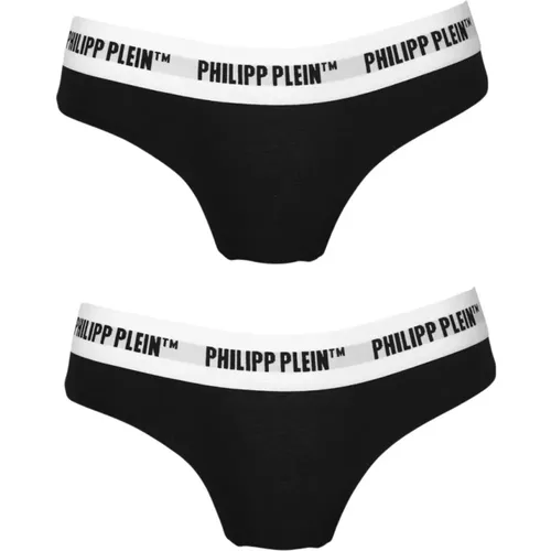 Damen Baumwollslip Bi-Pack , Damen, Größe: S - Philipp Plein - Modalova