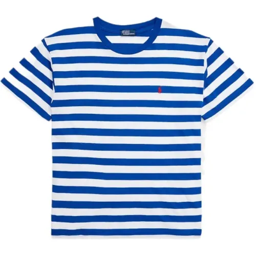 Klassisches Baumwoll-T-Shirt , Damen, Größe: L - Polo Ralph Lauren - Modalova