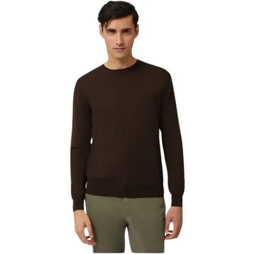 Merino Wool Basic Pullover , male, Sizes: XL, 2XL, M, L - Harmont & Blaine - Modalova