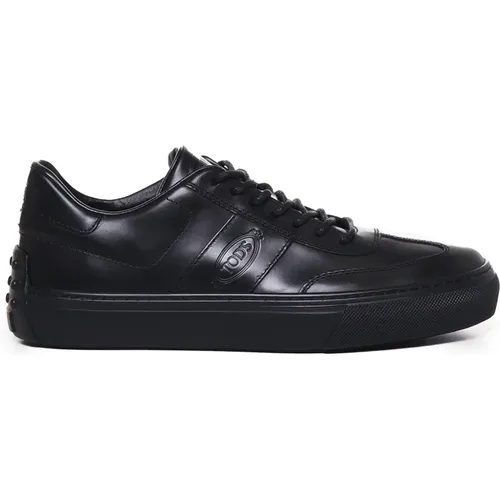 Leather Lace-Up Sneakers , male, Sizes: 11 UK, 10 UK, 6 UK, 7 1/2 UK - TOD'S - Modalova