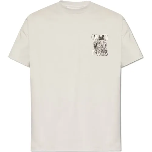 T-Shirt mit Logo , Herren, Größe: L - Carhartt WIP - Modalova
