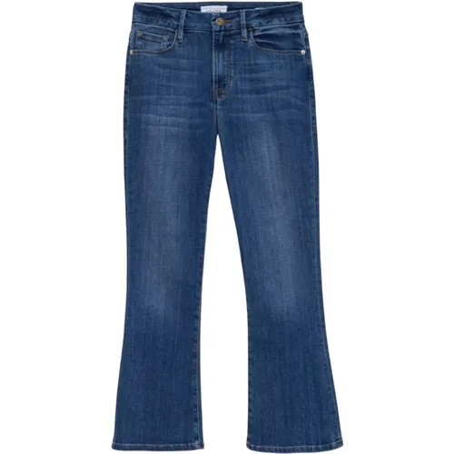 Jeans Rahmen Le Crop Mini -Stiefel , Damen, Größe: W25 - Frame - Modalova