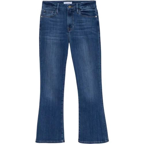 Jeans Rahmen Le Crop Mini -Stiefel , Damen, Größe: W31 - Frame - Modalova