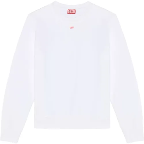 Sweatshirt mit Mini-D-Patch , unisex, Größe: S - Diesel - Modalova